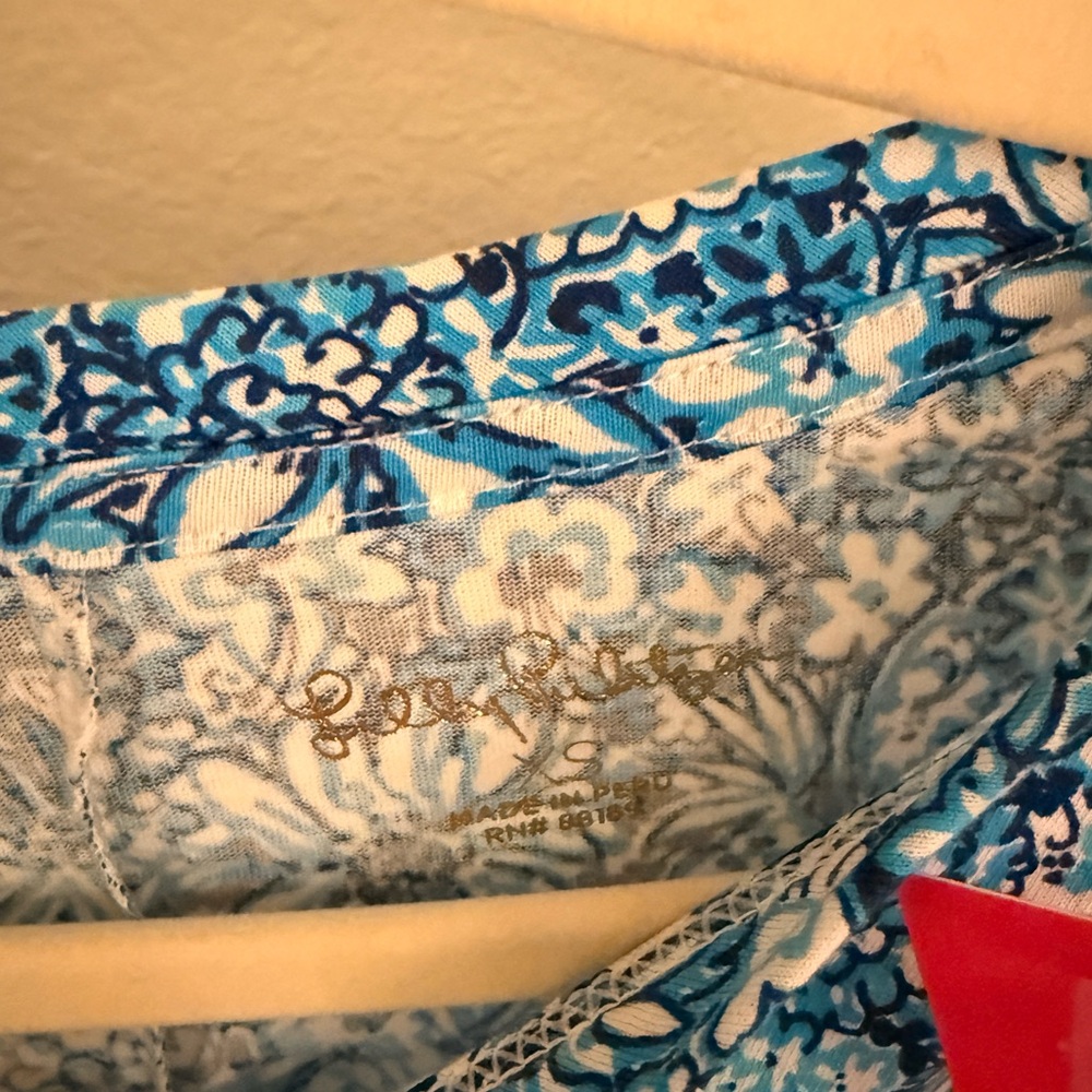 NWT Lilly Pulitzer Belden Pima Cotton Dress in Cumulus Blend Blooming Floral - Picture 5 of 7